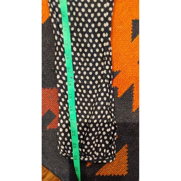 Boden Women's Bohemian Style Black Polka Red/Cream Scroll Bottom Top. Size 4 - Picture 5 of 12